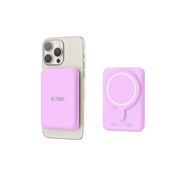 Tech-Protect Pb10 Lifemag Magsafe Power Bank 5000Mah Lilac
