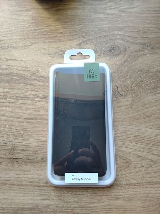 Etui TECH-PROTECT Flip View Pro do Samsung Galaxy M55 5G Czarny