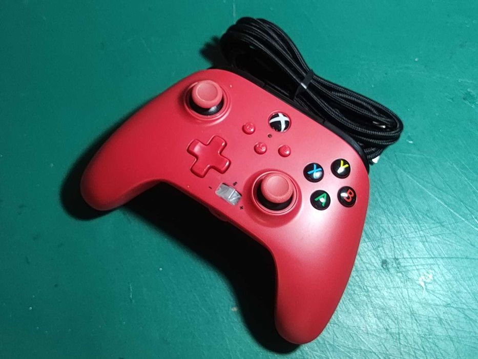 PowerA Kontroler przewodowy Xbox PC Pad Enhanced Artisan Red CZERWONY