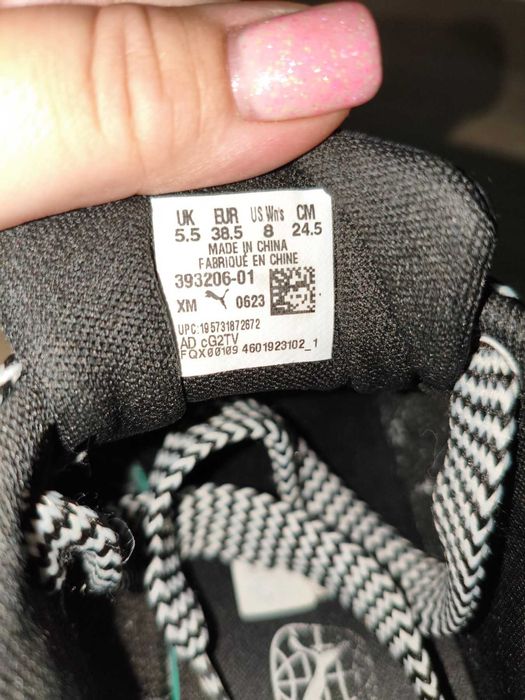 Puma сліпони EUR 38.5 кроси 25 см снікерси кеди кросівки Пума оригінал