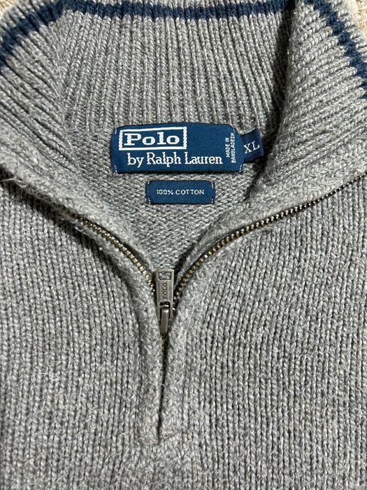 Ralph Lauren Polo 1/4 Zip - Cizento - XL