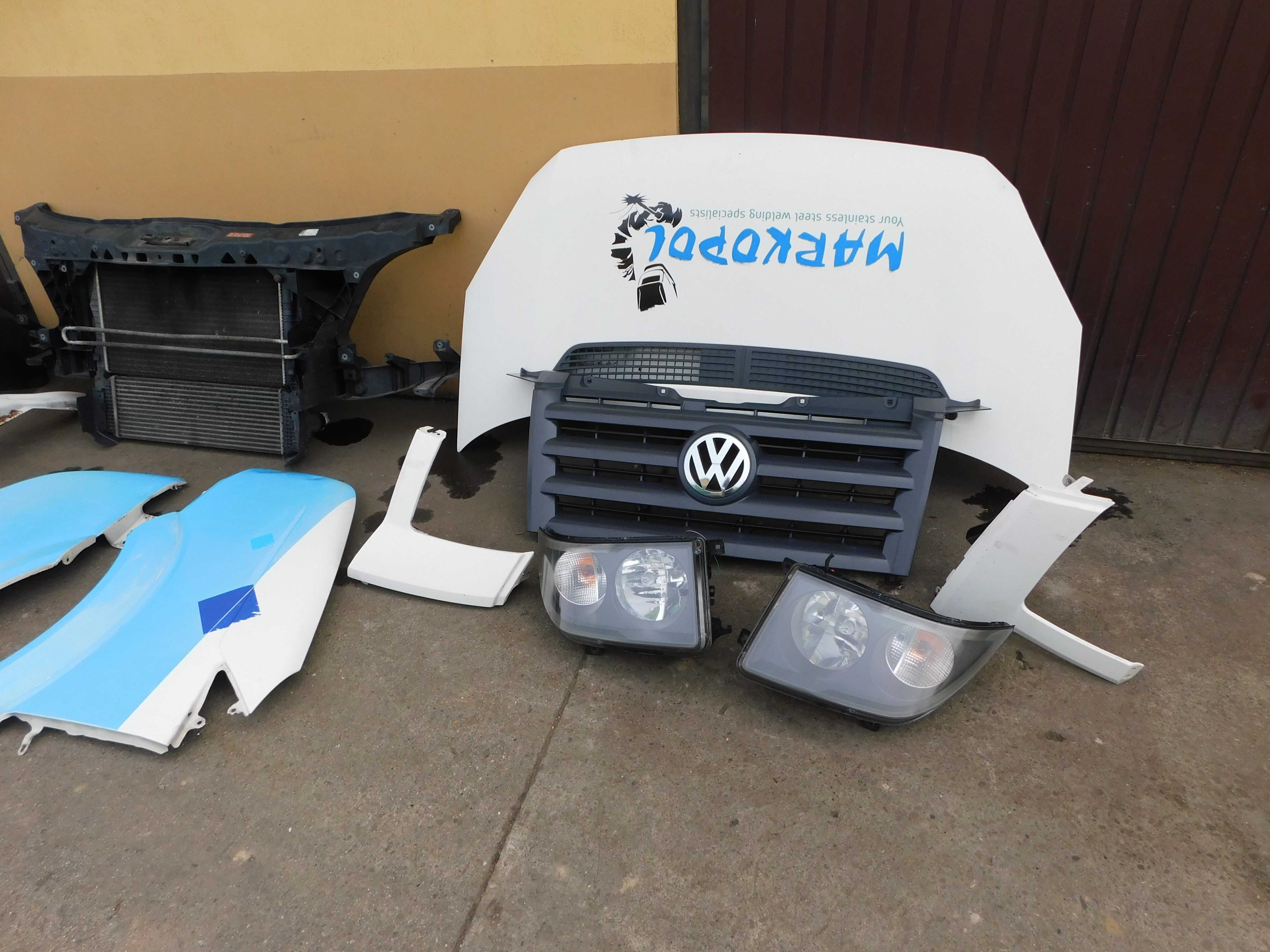 VW Crafter przód kompletny 06-12r maska chłodnice lampy zderzak