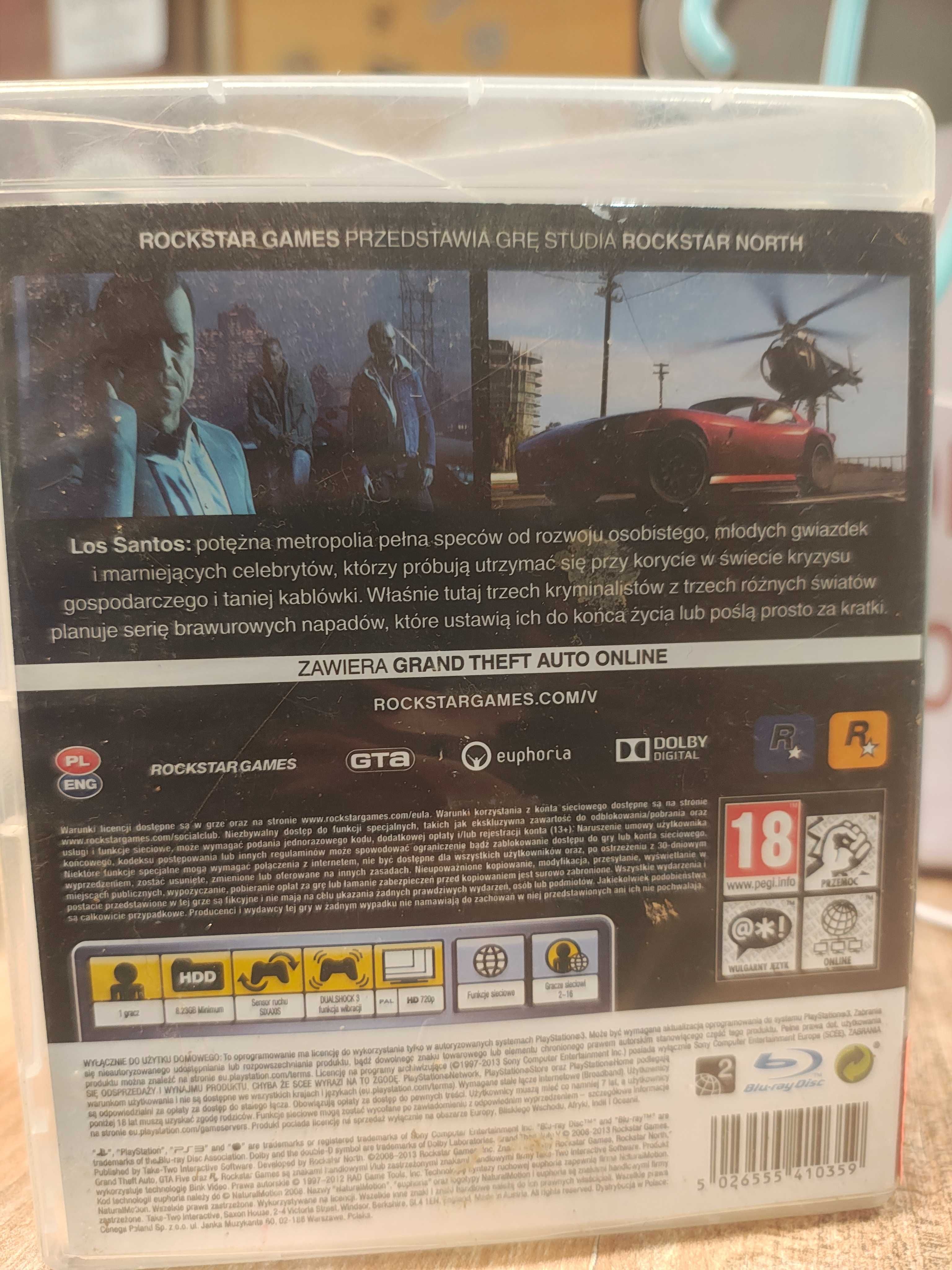 Grand Theft Auto V PS3 PL Gta 5 Gta V Wymiana Skup SklepRetroWWA