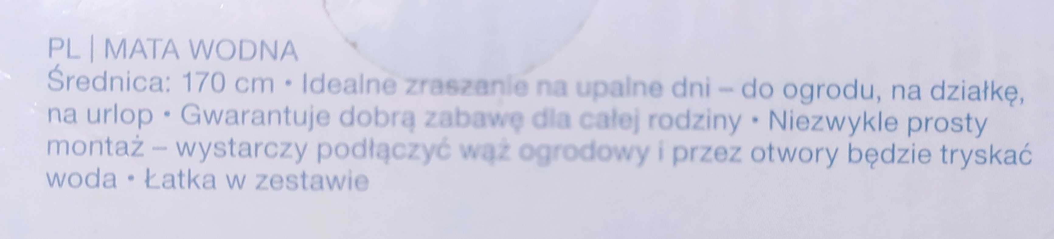 Basen/mata wodna z fontannami 170 cm Jednorożec