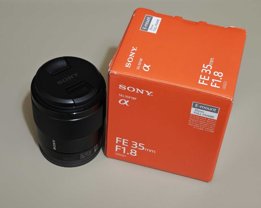 Sony FE 35mm f/1.8 (SEL35F18F) – como novo