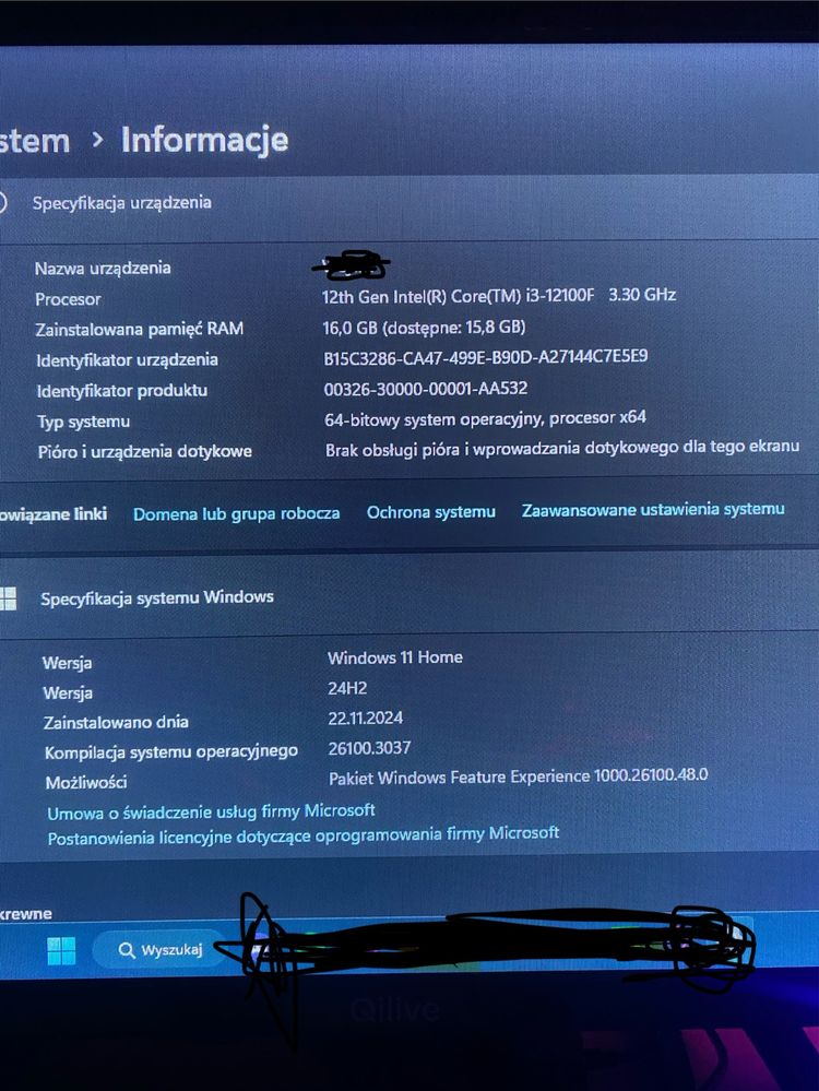 Komputer stacjonarny GAMING AMD RADEON RX 6600