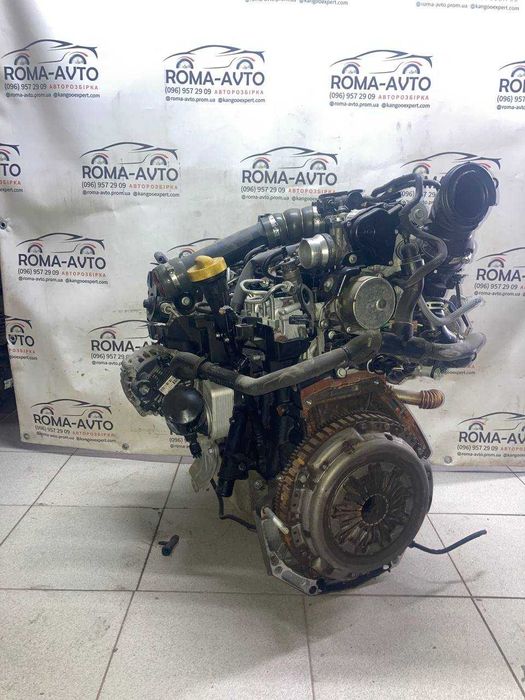Двигун 1.5dci k9k612 Мотор Рено K9K626 Bosch Двигатель Renault k9k608