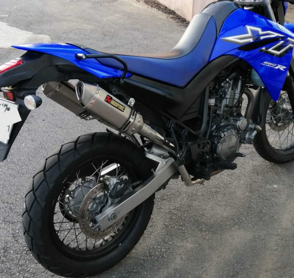 Linha escape nova Yamaha XT 660 R X (04-16)