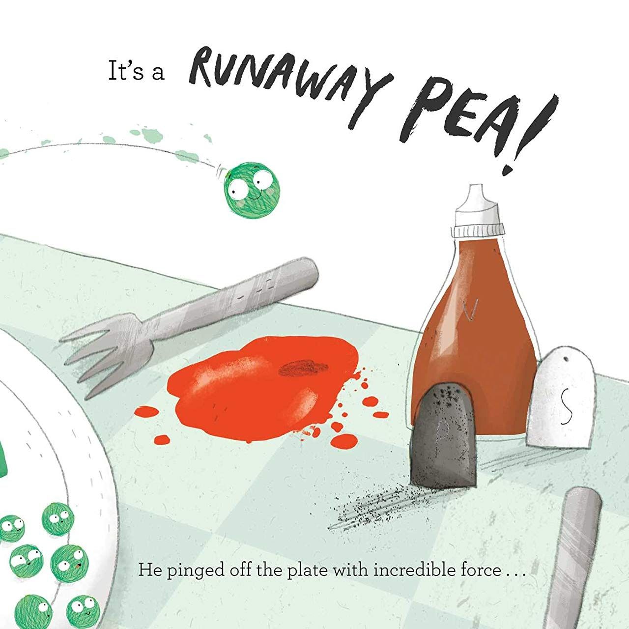 Дитяча книга The Runaway Pea на англійській мові