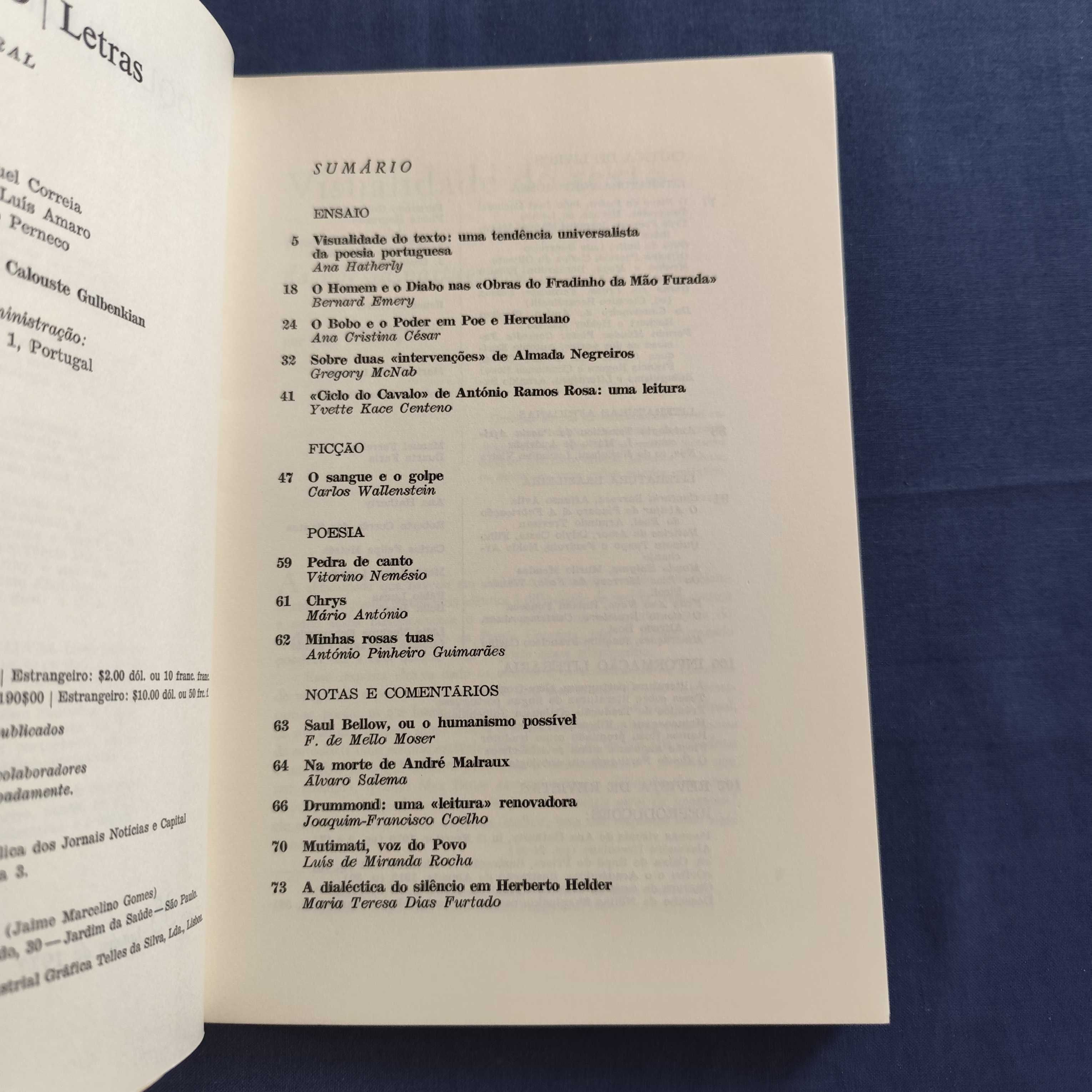 Revista Colóquio Letras 35 - Janeiro 1977