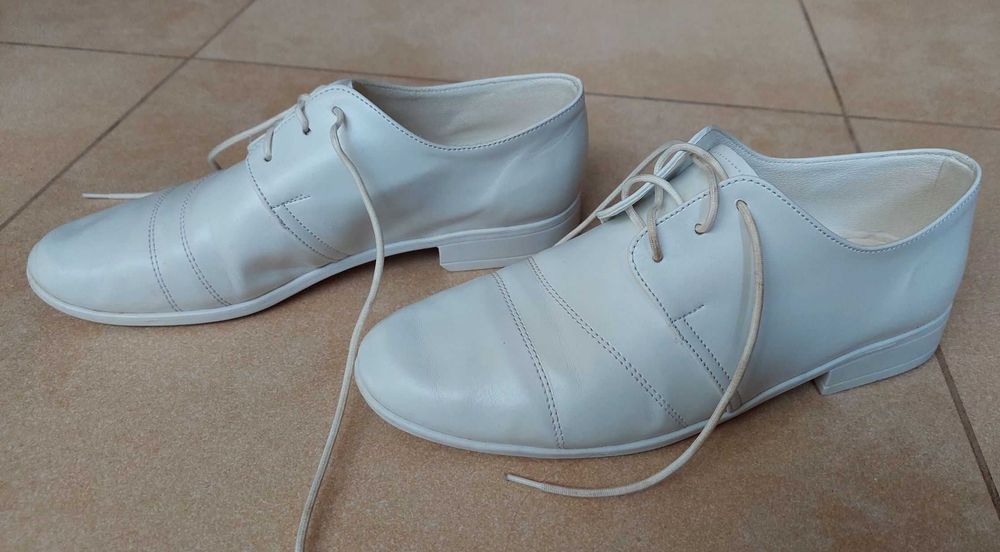 buty do komunii białe chłopięce r.36
