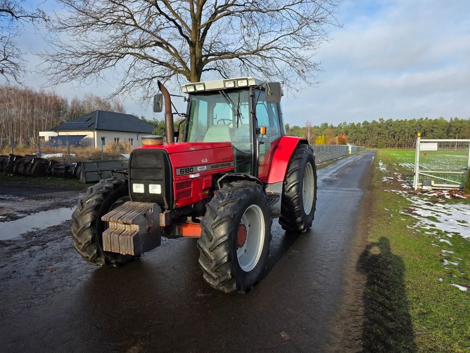 Massey Ferguson 6180 Dynashift  Dynashift , obciążniki nowe opony oryginał nie malowany