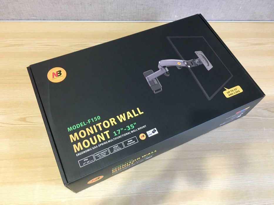 Настенный кронштейн держатель монитора NB F150 17-35” 2024 поворотный