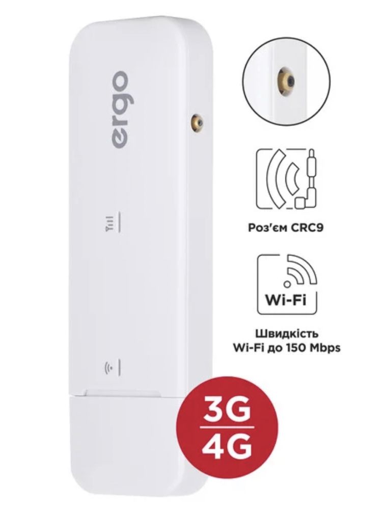 GSM 3G 4G USB WIFI модем мобильный роутер интернет ZTE Ergo