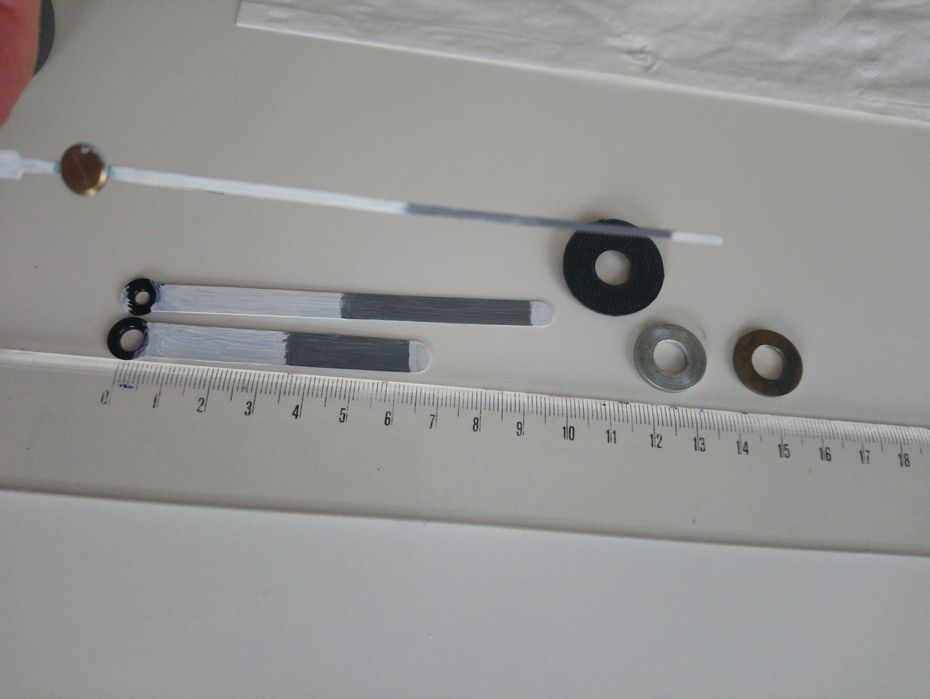 wskazówki do zegara do wyboru jak na zdjęciach kilka długości