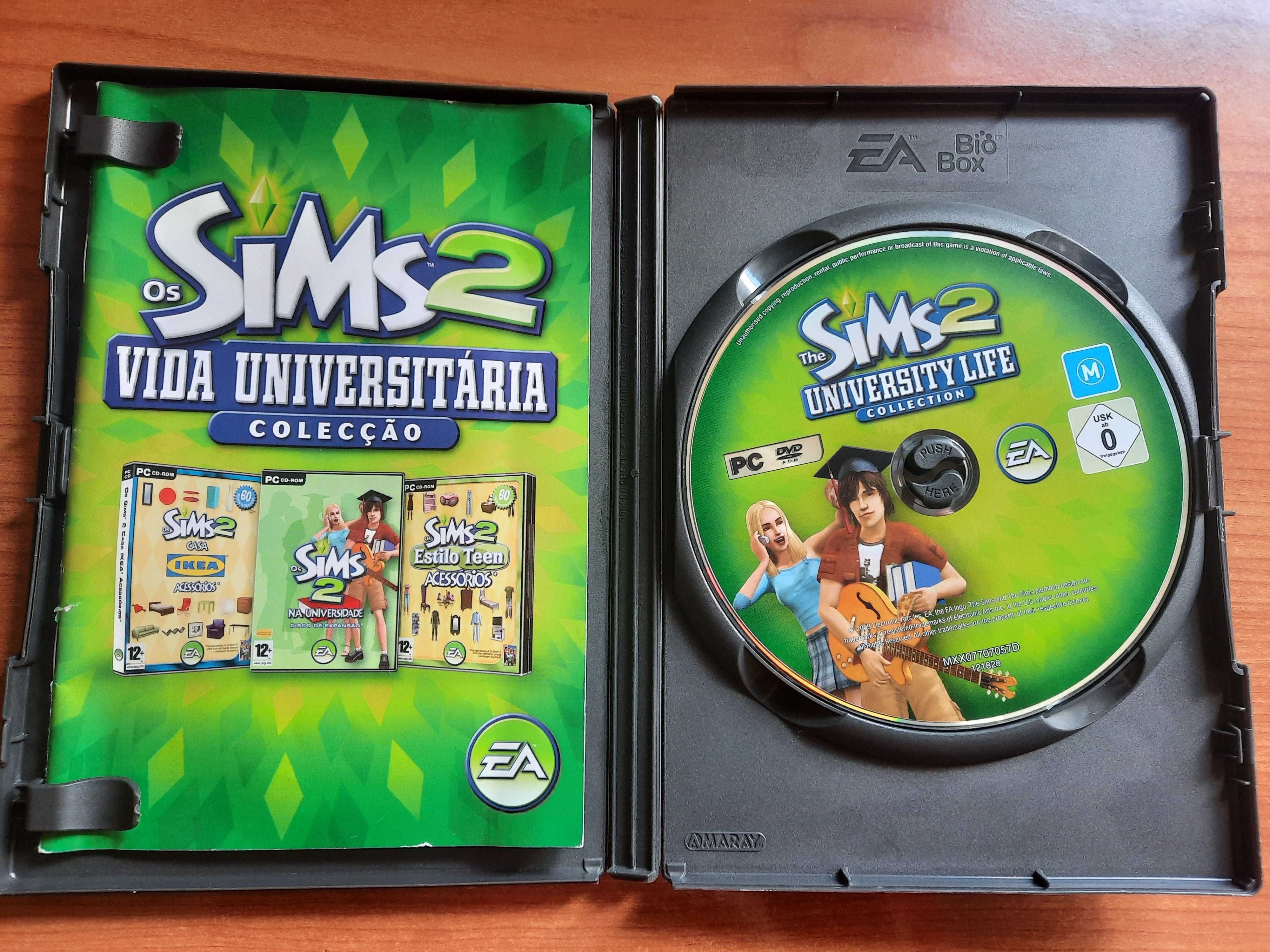 VÁRIOS JOGOS SIMS 2 (ente 3€ a 8€)