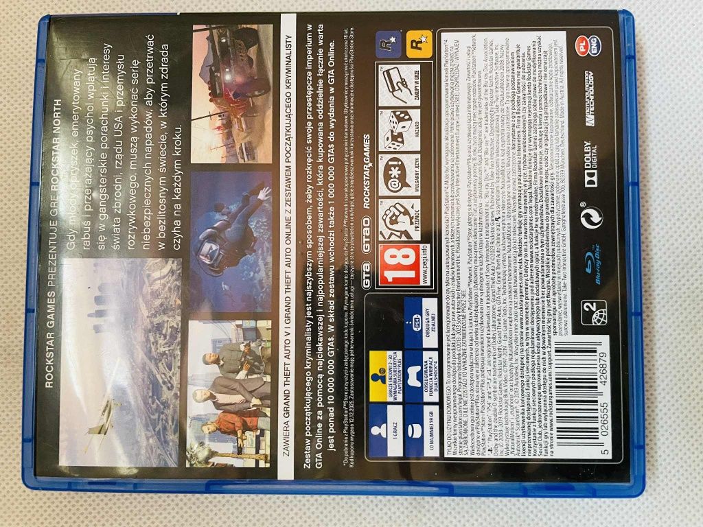 GTA V 5 pl PS4 .