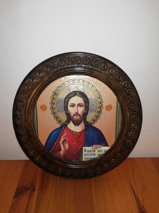 Ikona w drewnianej ramie - Nowa