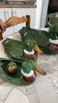 Conjunto de patos louça antiga