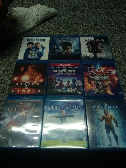 11 blu rays originais e 1 serie alguns selados