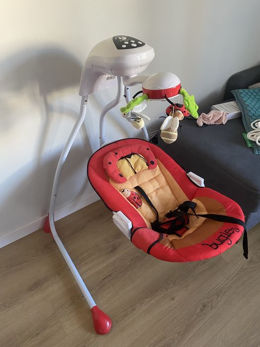 Caretero Bugies - Huśtawka elektryczna czerwona