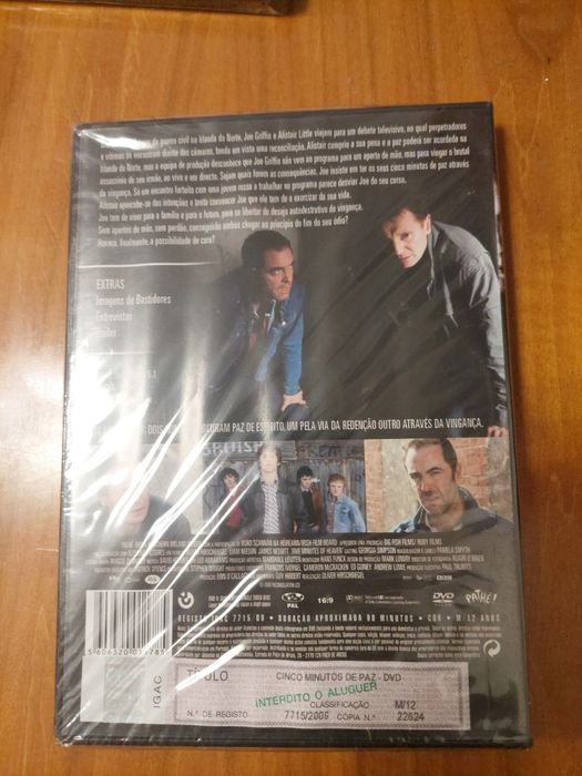 Dvd - Cinco minutos de Paz novo selado