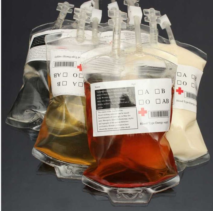 Pojemnik na sok kroplówka halloween