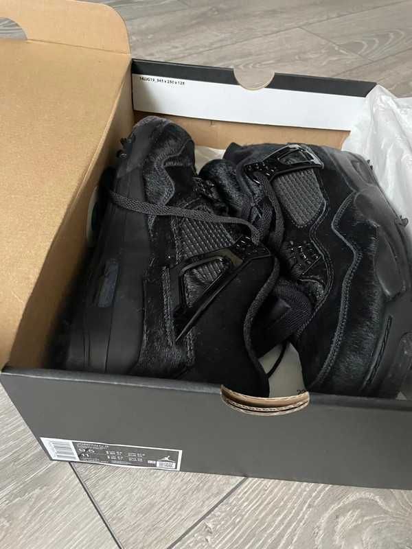 Buty Jordan4Retro Black Cat Moda Obuwie sportowe rozmiar.41