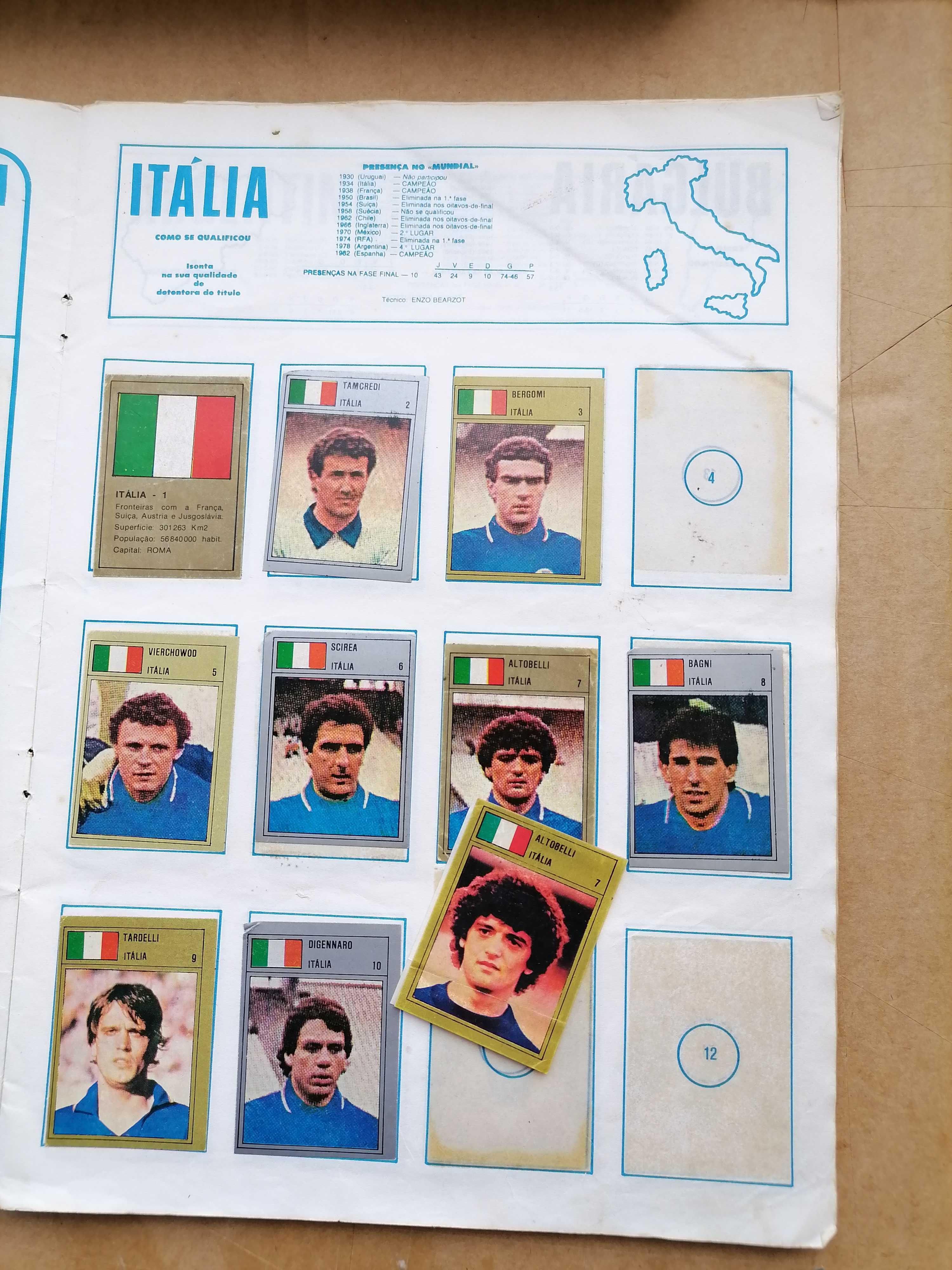 Caderneta Cromos MÉXICO 86 c/Cromo Maradona Edição Manil