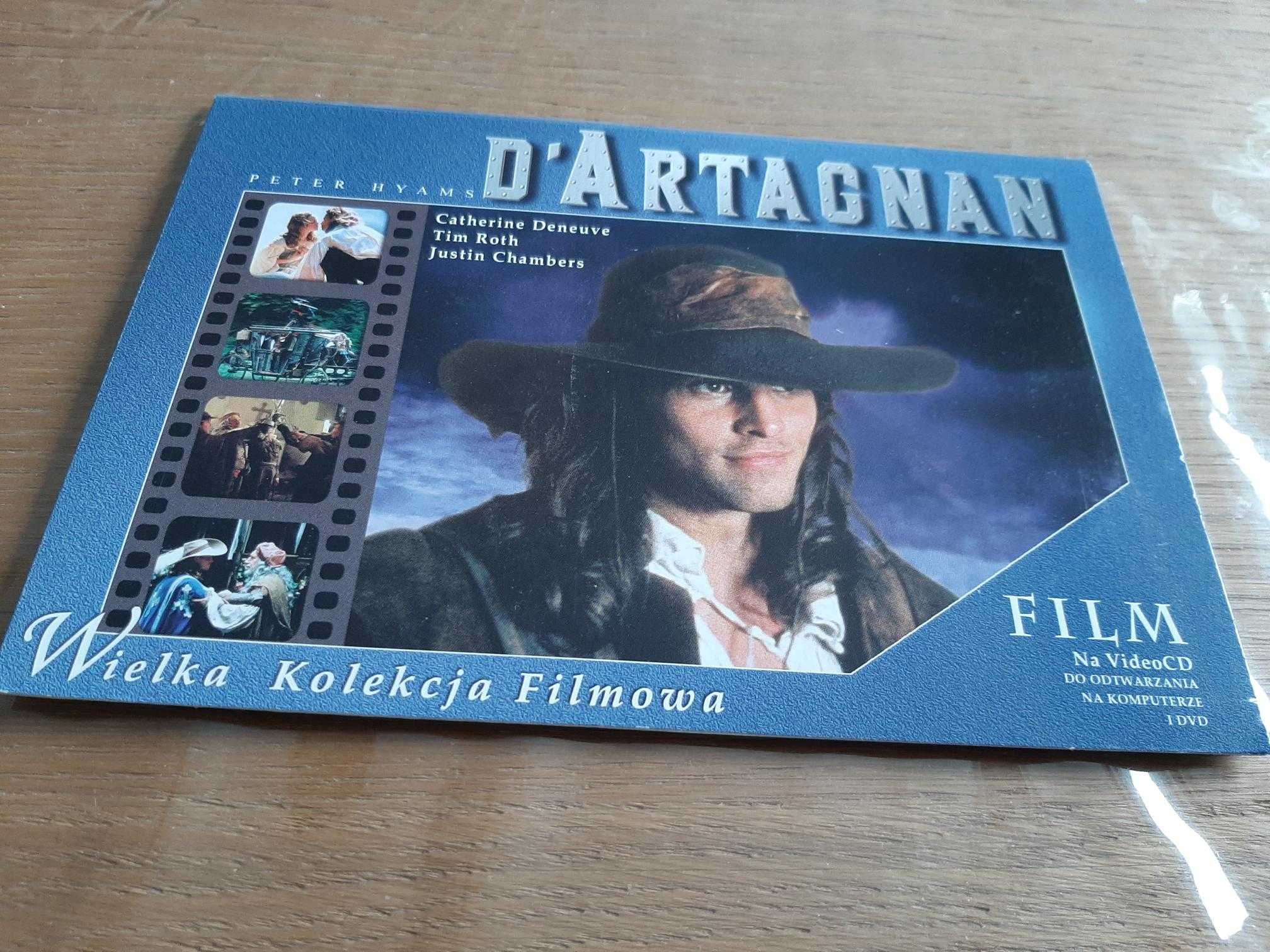 d'Artagnan, film na VCD, 2 płyty, komplet