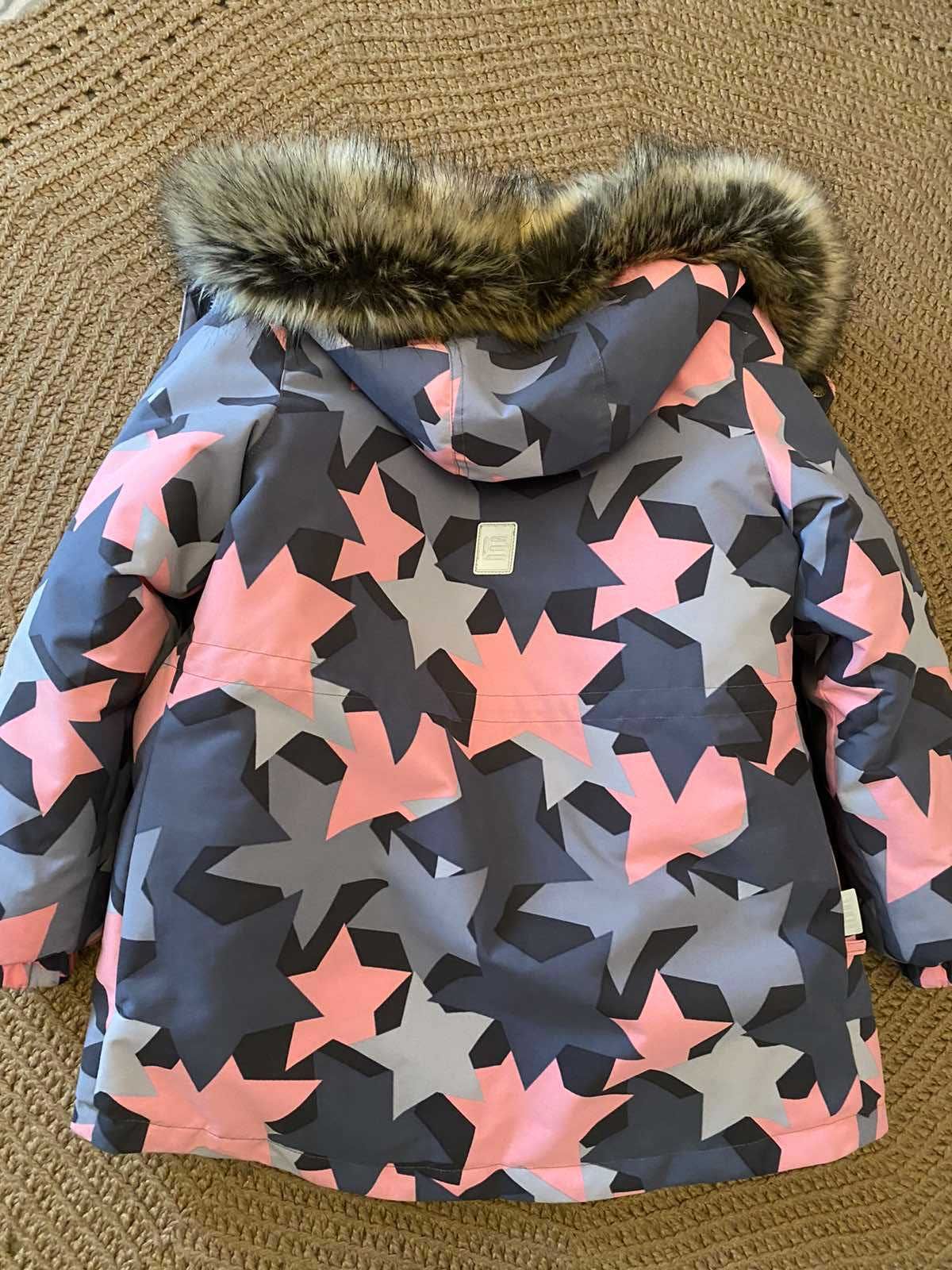 Куртка LENNE MAYA на дівчинку 134 см, зимова, подовжена.