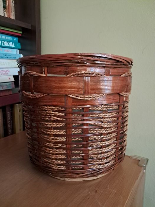 Ratanowe osłonki doniczki rattanowe duże