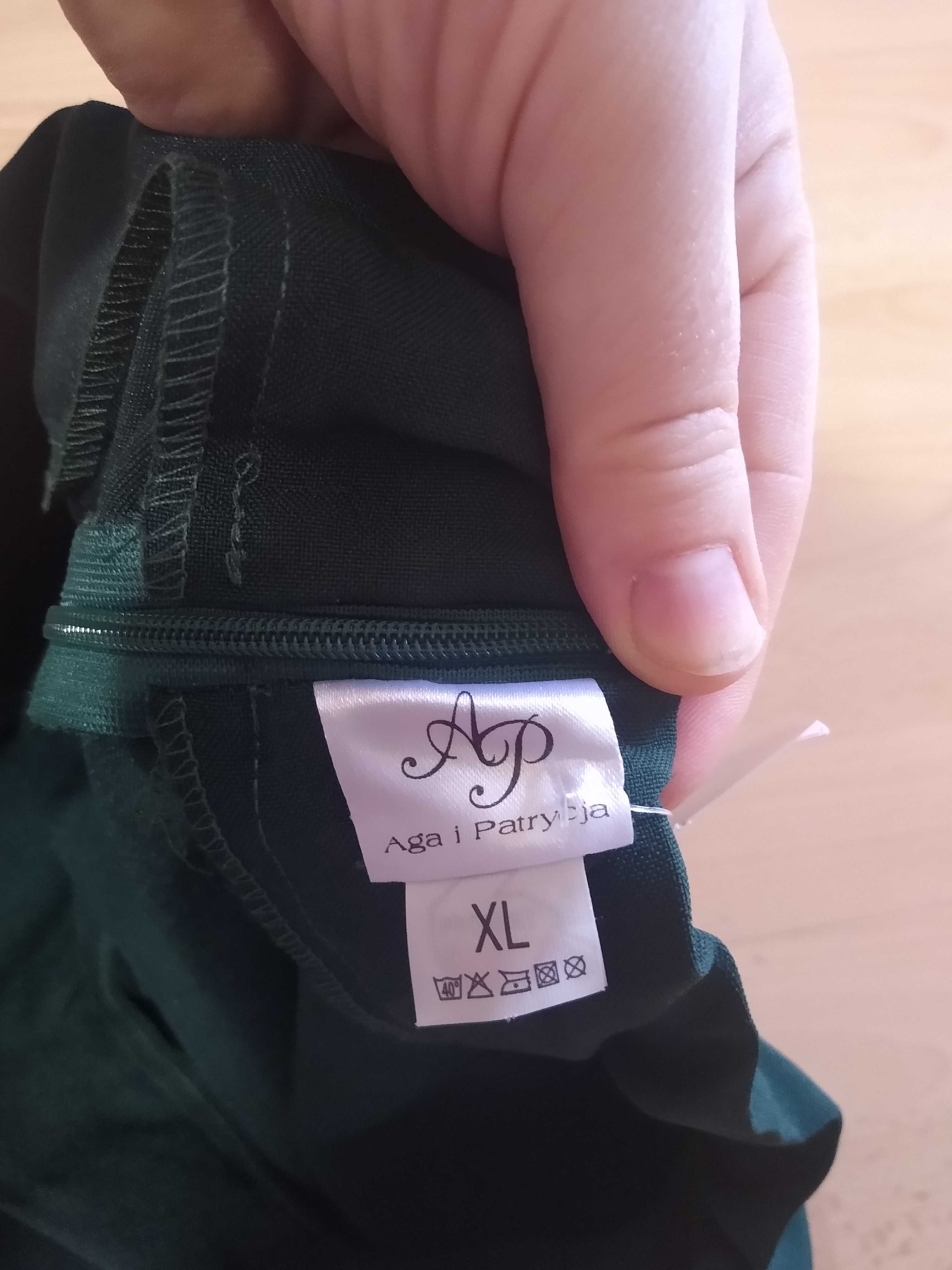 Nowa spódnica rozm L butelkowa zieleń