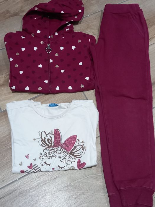 Conjuntos treino menina 6-7 e 8 anos