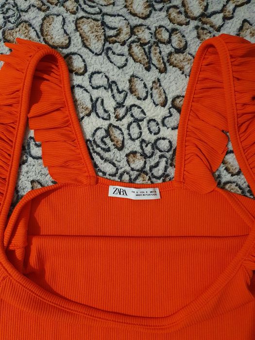 Боді жіноче в рубчик від ZARA ЗАРА, Нове, розмір S