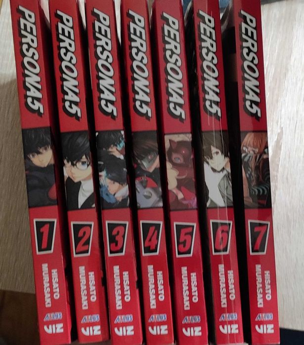Coleção de Mangá Persona 5 (Volumes 1 - 7)