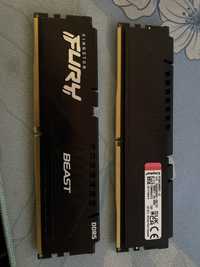 RAM DDR5 32GB Kingston Fury 6000MTs