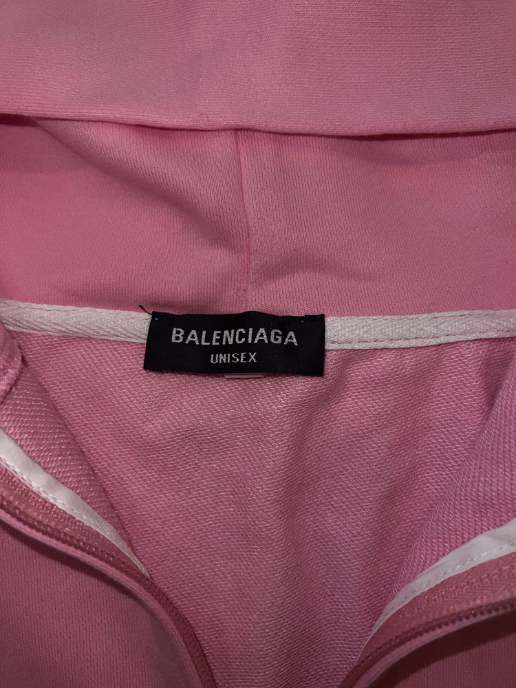 Зип худи Balenciaga Pink