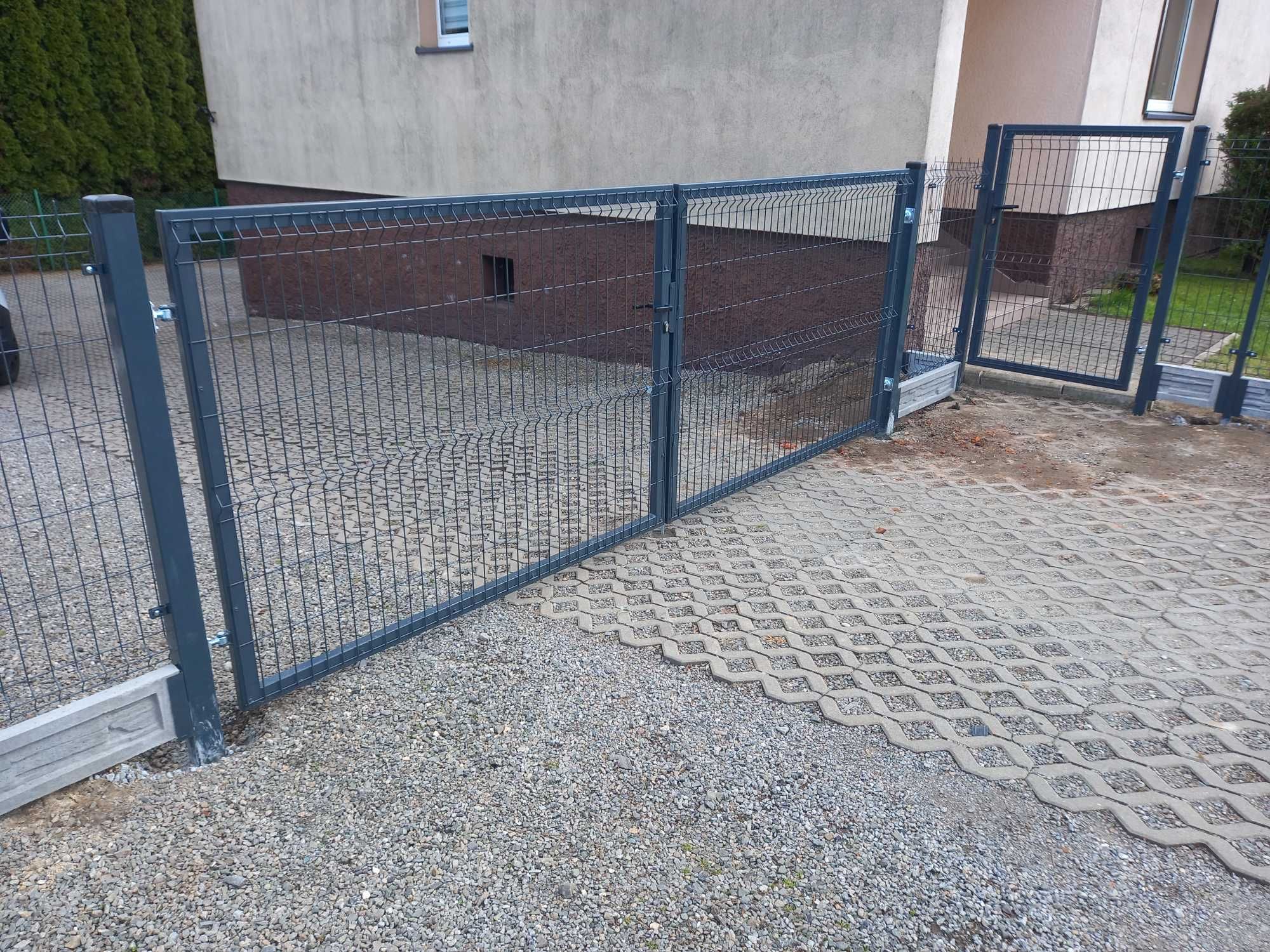 OGRODZENIE PANELOWE Słupki Panel ogrodzeniowy PŁOT PŁOTY Montaż słupek
