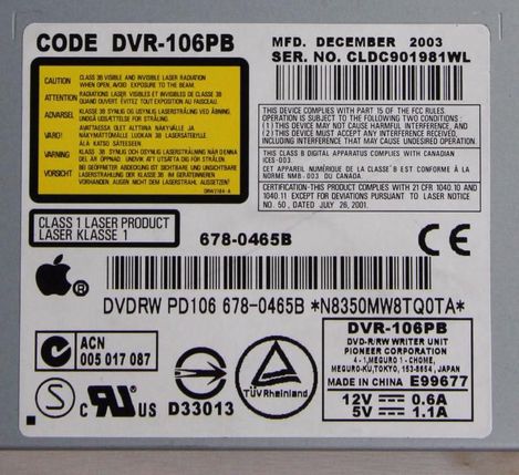 Apple Mac napęd nagrywarka DVD-RW