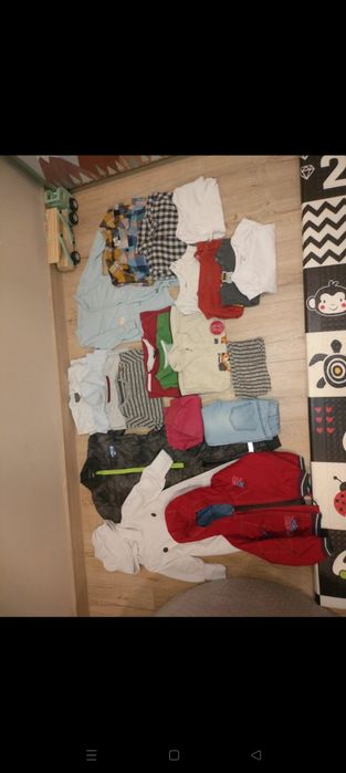 Paka ubranek chłopięcych  80-86