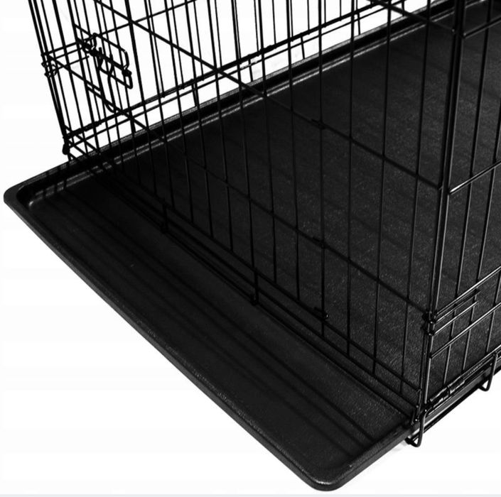 Duża Klatka Kojec Dla Zwierząt Psów Psa Królika Metalowa 90x56x63 cm