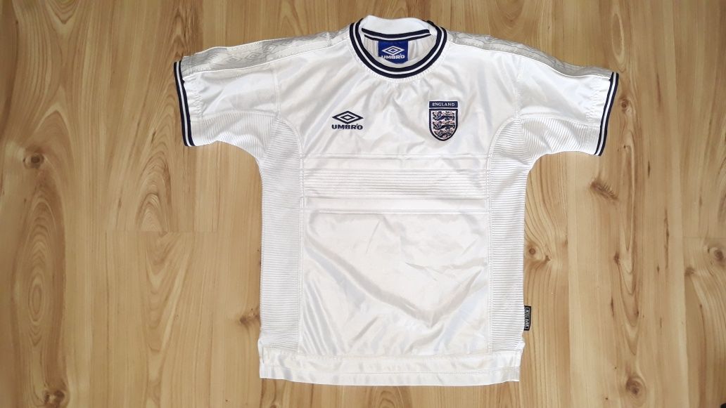 Dwie koszulki Umbro XXS 158 England 1999/2003