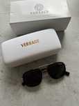 Okulary przeciwsłoneczne Versace gold medusa premium