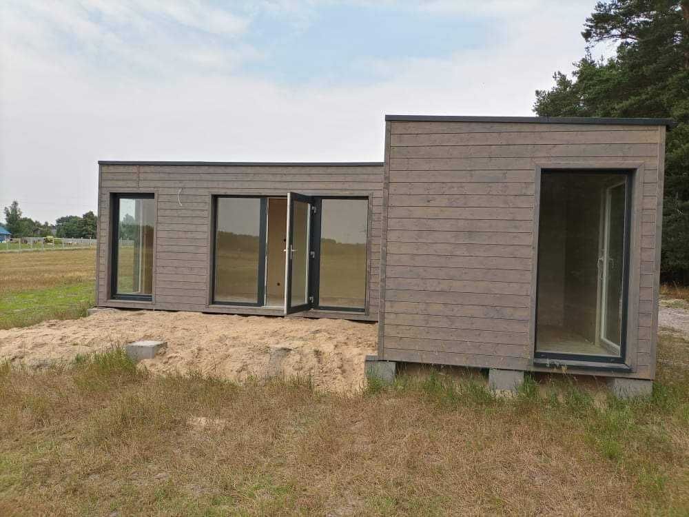 Dom modułowy 35m2- całoroczny, bez pozwolenia, Stan Deweloperski