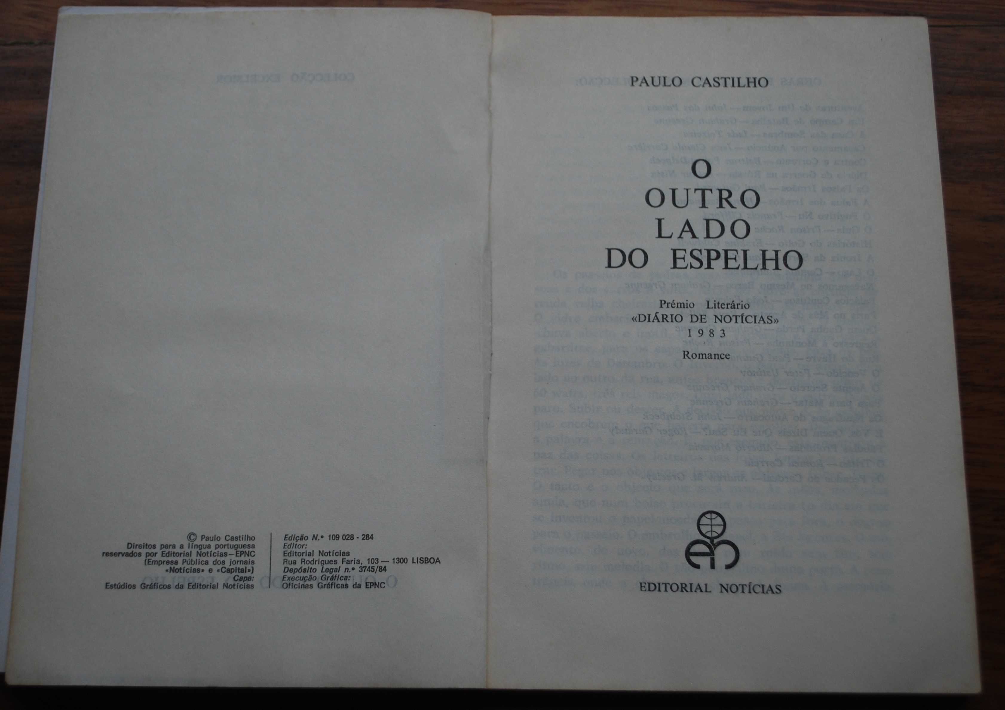 O Outro Lado do Espelho de Paulo Castilho