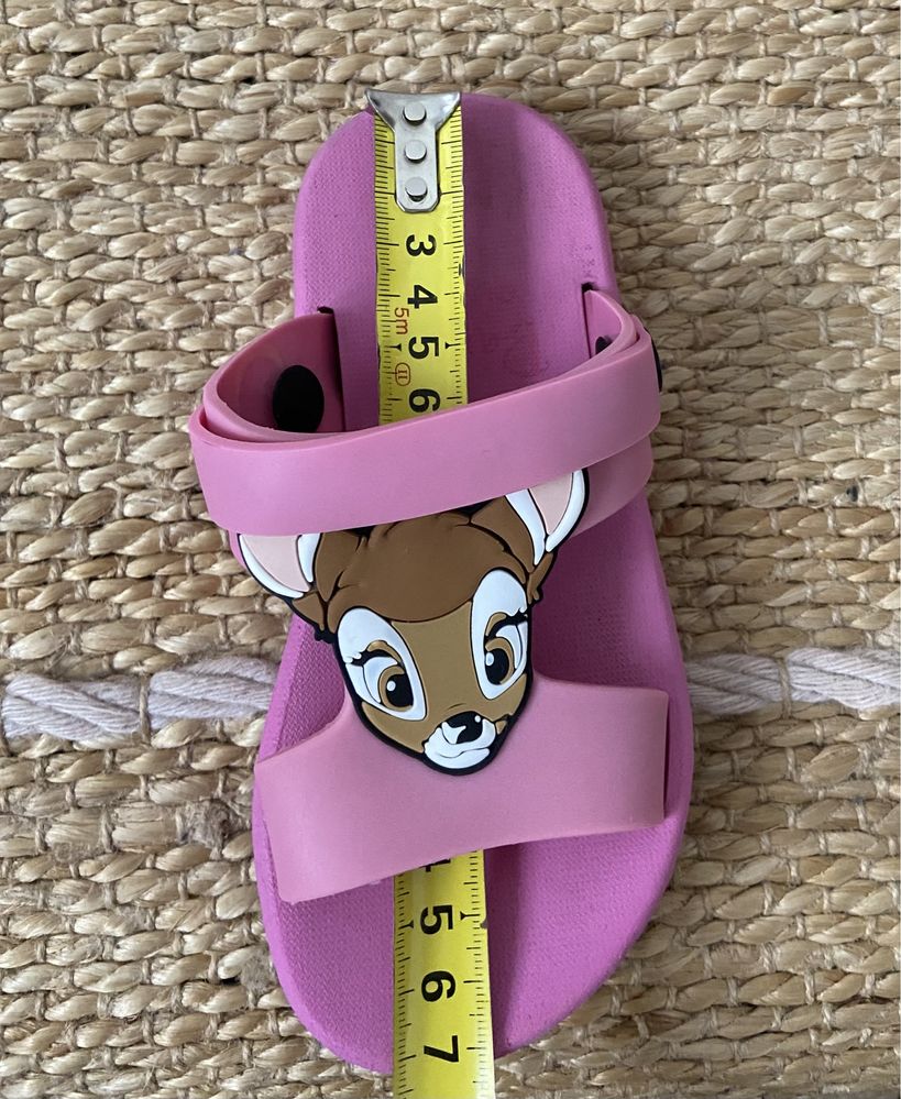 Sandaly gumowe klapki 27 Disney Bambi