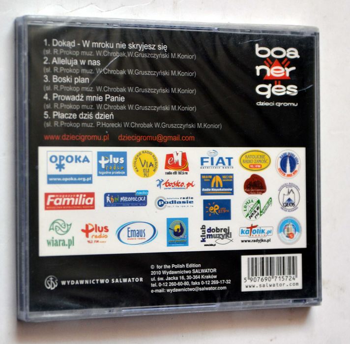 Boanerges - Dokąd..?  (CD) gospel & rock