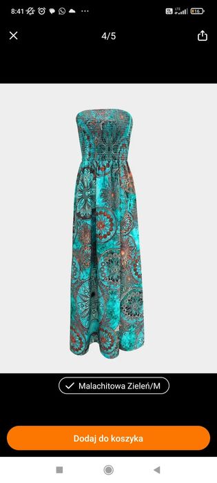 Sukienka letnia rozm. M