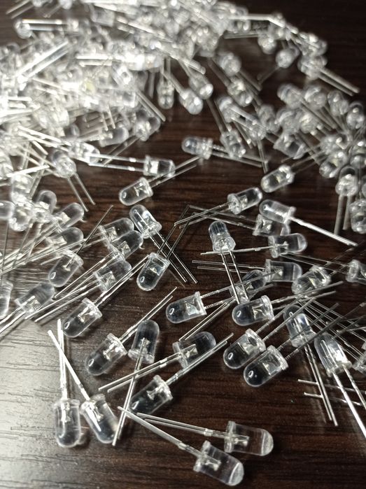 100шт Светодиод 5мм 3в аварийное освещение диоды для вечной свечки